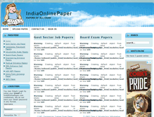 Tablet Screenshot of indiaonlinepaper.com